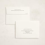 "Frosted Frame" - Birth Announcement Thank You Cards in Sugar by Jessica Williams - FREE Recipient Addressing