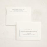 "Simply Serene" - Birth Announcement Thank You Cards in Blush by Lauren Chism - FREE Recipient Addressing