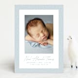 "Corduroy" - Birth Announcements in Sky by Lea Delaveris - Front