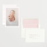 "Portraiture" - Birth Announcements in Rose by Alexandra Cohn - Assembled