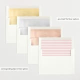 "Portraiture" - Birth Announcements in Rose by Alexandra Cohn - Envelope Liner Options