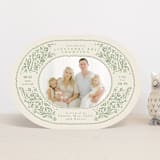 "bunnies and flowers" - Birth Announcements in Sage by Anastasia Makarova - Front