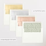 "bunnies and flowers" - Birth Announcements in Sage by Anastasia Makarova - Envelope Liner Options
