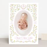 "Cottagecore" - Birth Announcements in Cotton Candy by Creo Study - Front