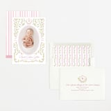 "Cottagecore" - Birth Announcements in Cotton Candy by Creo Study - Assembled