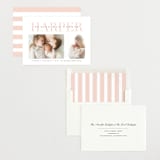"Love-ly" - Birth Announcements in Blush by Lauren Chism - Assembled