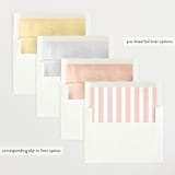 "Love-ly" - Birth Announcements in Blush by Lauren Chism - Envelope Liner Options
