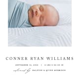 "Dreamer" - Birth Announcements in Onyx by Pixel and Hank - Detail