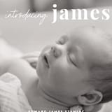 "Introduction" - Birth Announcements in Cloud by Sara Hicks Malone - Close-Up