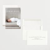 "Exemplary" - Birth Announcements in Cotton by Olivia Raufman - Assembled