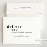 "Modern Name" - Birth Announcements in Moon by Robin Ott - FREE Recipient Addressing