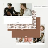 "fresh air" - Birth Announcements in Rust by Stacey Meacham - Back of Card Options