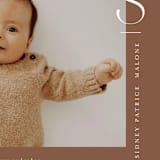 "fresh air" - Birth Announcements in Rust by Stacey Meacham - Detail