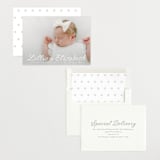"Georgette" - Birth Announcements in Cotton by Megan Davis - Assembled
