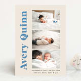 "moderne bébé" - Birth Announcements in Blueberry by Benita Crandall - Front