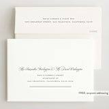"Classical Border" - Birth Announcements in Creme by mo kelley - FREE Recipient Addressing