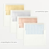 "Sweet Stripes" - Birth Announcements in Baby Blue by Alston Foster - Envelope Liner Options