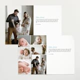 "Little Darling" - Birth Announcements in Baby Blue by Alston Foster - Interior Options