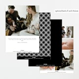 "On The Horizon" - Birth Announcements in Obsidian by Kaydi Bishop - Back of Card Options