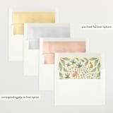 "A Wonderful World" - Birth Announcements in Blue Jay by Grae - Envelope Liner Options