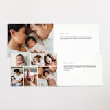 "Delicate" - Birth Announcements in Powder by Sara Hicks Malone - Interior Options