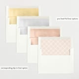 "Signature Babe" - Birth Announcements in Peach by Jessica Williams - Slip-In Envelope Liners