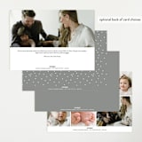 "Swing" - Birth Announcements in Snow by Lauren Chism - Back of Card