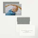 "Swing" - Birth Announcements in Snow by Lauren Chism - Assembled