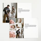 "overjoyed script" - Birth Announcements in Onyx by Lindsay Stetson Thompson - Interior Options