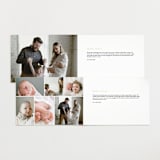 "Classical Border" - Birth Announcements in Creme by mo kelley - Interior Options