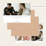 "eloise" - Birth Announcements in Peach by Ellen Schlegelmilch - Back of Card Options