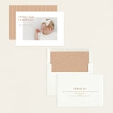 "eloise" - Birth Announcements in Peach by Ellen Schlegelmilch - Assembled