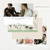"Hundred Acre Wood" - Birth Announcements in Natural by Heather Schertzer - Back of Card Options