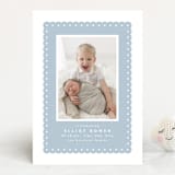 "Mickey fabric frame" - Birth Announcements in Chambray by Lea Delaveris - Front