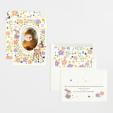 "Disney's Magical Bambi" - Birth Announcements in Cream by Cass Loh - Assembled