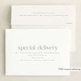"Classy Name" - Birth Announcements in Cloud by Ekko Studio - FREE Recipient Addressing
