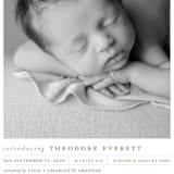 "Modern Grid" - Birth Announcements in Sand by Alexandra Cohn - Detail
