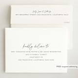 "Newest addition" - Birth Announcements in Snow by Elan Studio - FREE Recipient Addressing