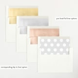 "Newest addition" - Birth Announcements in Snow by Elan Studio - Envelope Liner Options