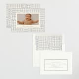 "Patchwork" - Birth Announcements in Bluebell by Julie Murray - Assembled