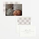 "Complete" - Birth Announcements in Linen by Kasia Labocki - Assembled