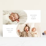 "Overlap" - Birth Announcements in Stone by Brianne Larsen - Front