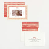 "Vintage Love Bow" - Birth Announcements in Latte by Kartika Paramita - Assembled