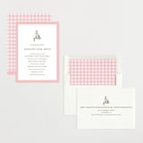 "Classic Bunny" - Birth Announcements in Blush by Megan Davis - Assembled