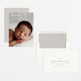 "simply named" - Birth Announcements in Snow by Sarah Curry - Assembled