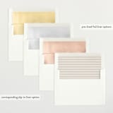 "Modern Grid" - Birth Announcements in Sand by Alexandra Cohn - Envelope Liner Options