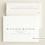 "Signature Name" - Birth Announcements in Coal by Meggy Masters - FREE Recipient Addressing