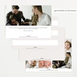 "Big little miracle" - Birth Announcements in Puddle by Lea Delaveris - Back of Card