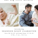 "Big little miracle" - Birth Announcements in Puddle by Lea Delaveris - Close-Up