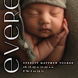 "Modern Name" - Birth Announcements in Linen by Erica Krystek - Detail